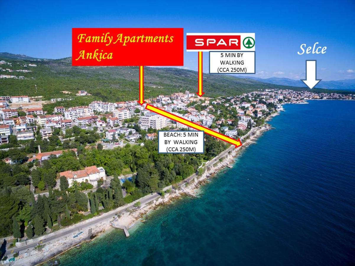 Family Apartments Ankica Crikvenica Exterior photo